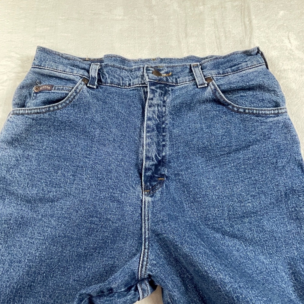 Riders by Lee Womens High Waisted Straight Leg Jeans Blue Medium Wash Size 12M - Picture 7 of 10